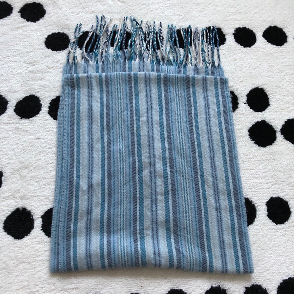 Blue Striped scarf
